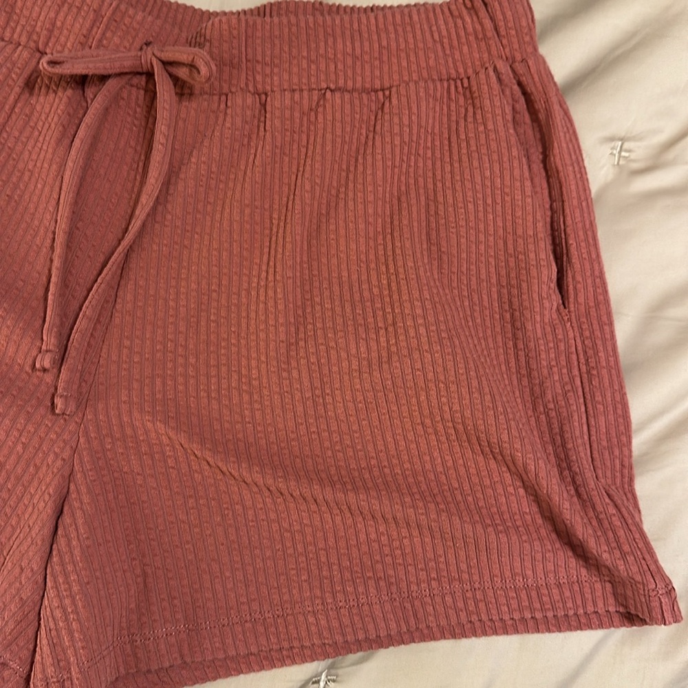Madewell Seersucker Pull on Drawstring Shorts Medium - Picture 8 of 9